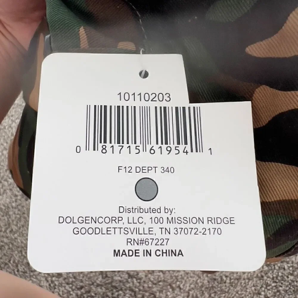 NWT boys camo trapper hat